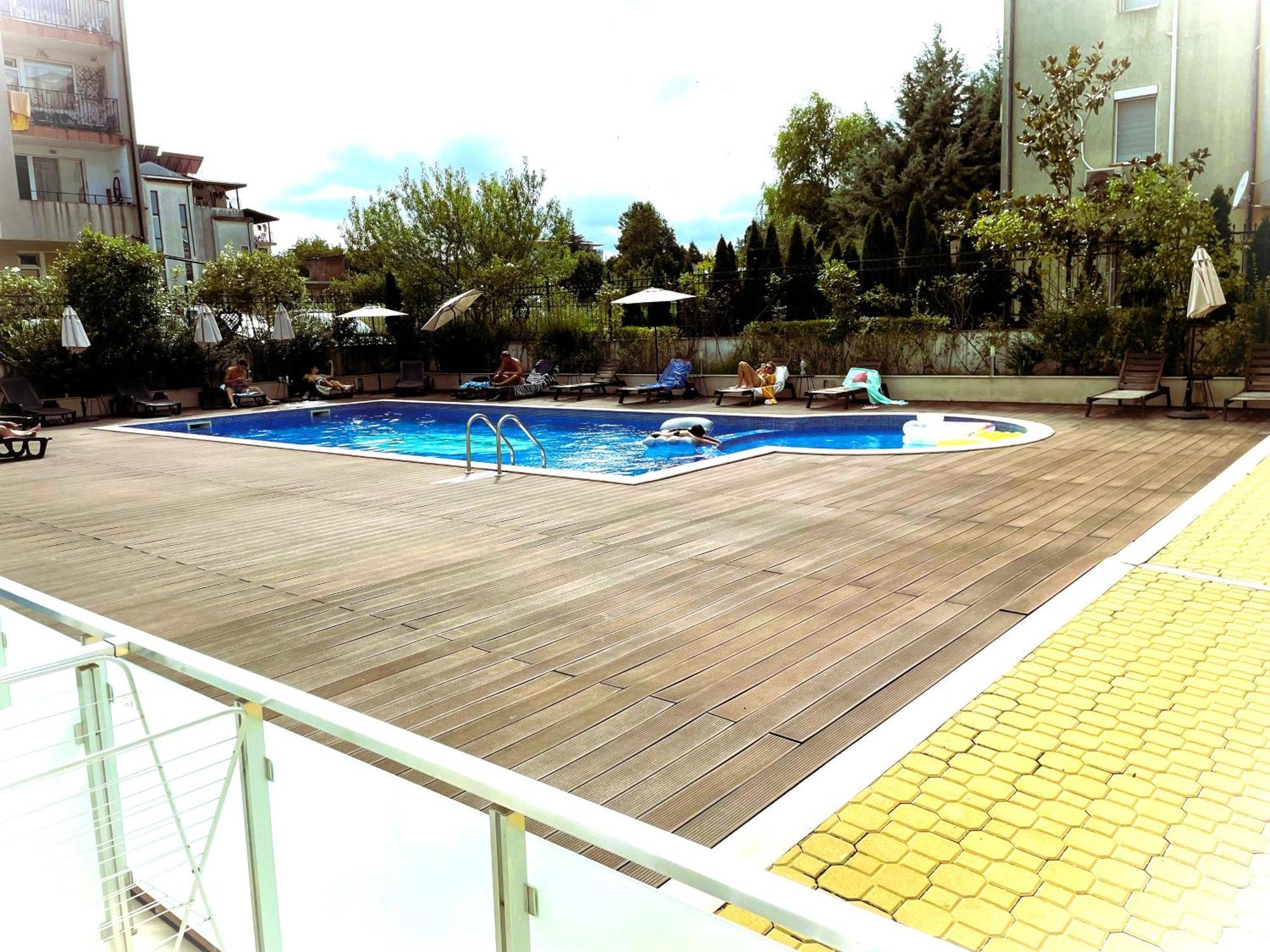 Apartments Stamopolu Lux With Pool View Primorsko Luaran gambar