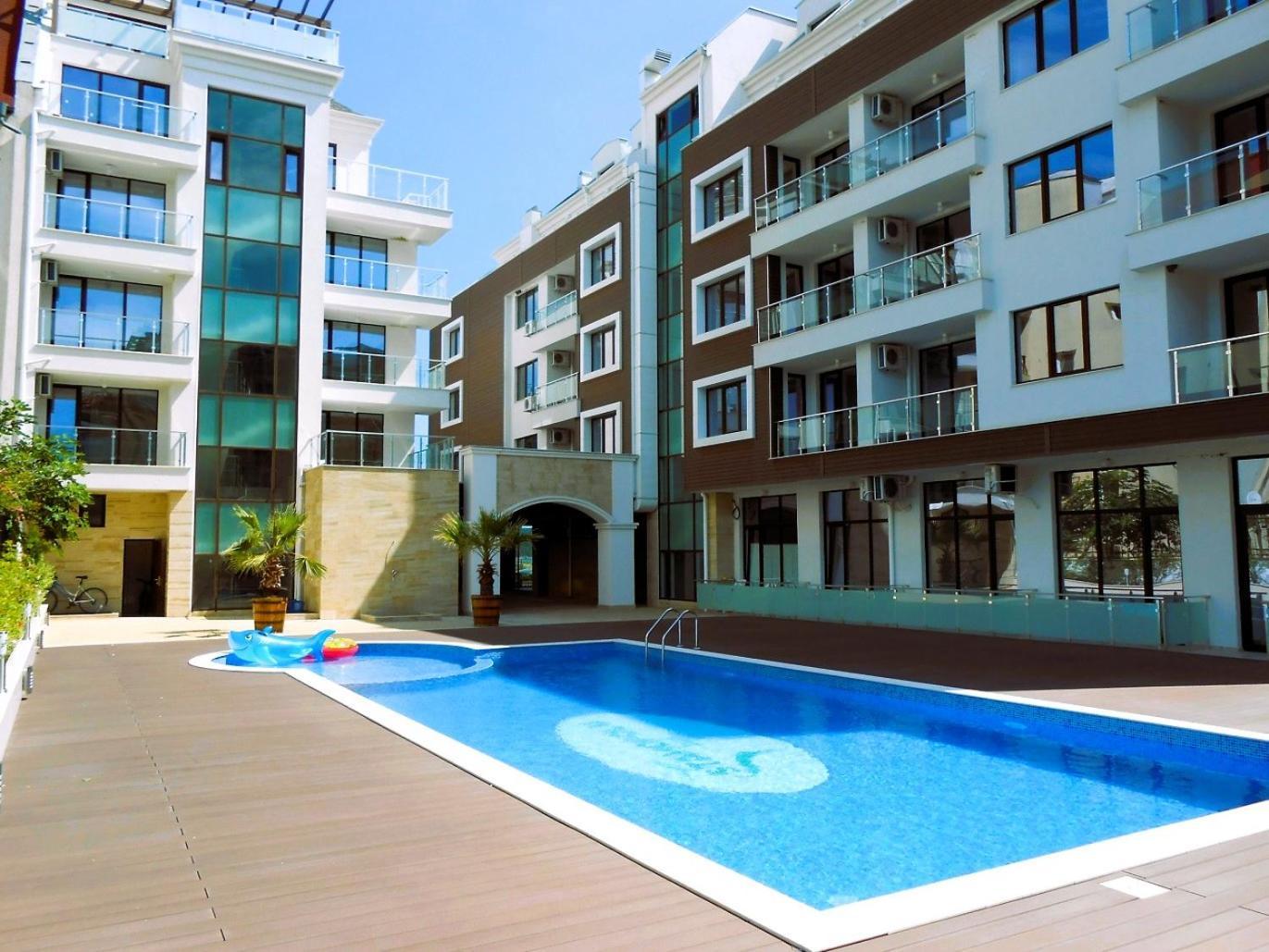 Apartments Stamopolu Lux With Pool View Primorsko Luaran gambar